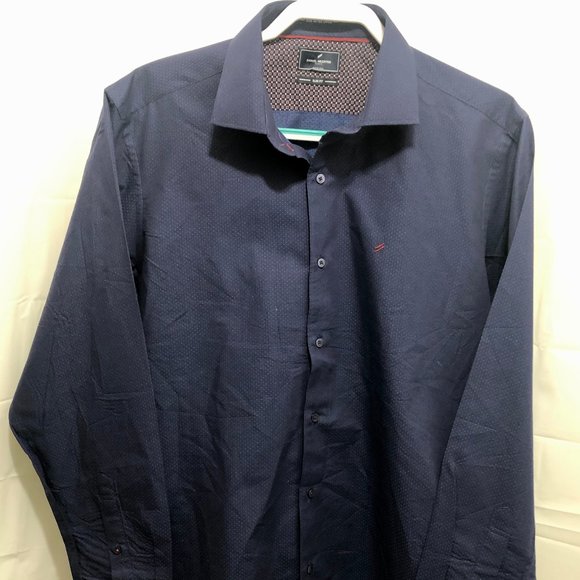 NWOT Daniel Hechter Paris Men’s Dress Shirt, Sz 44 - Picture 1 of 7